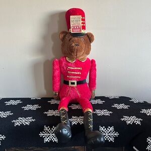 Extra Merry Christmas Holiday Nutcracker Plush Teddy Bear 🧸 NEW!